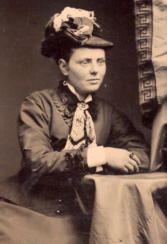 Delia Ann Webster, about 1858