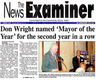 Mayor of the year 1