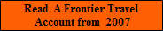 Read  A Frontier Travel
 Account from  2007